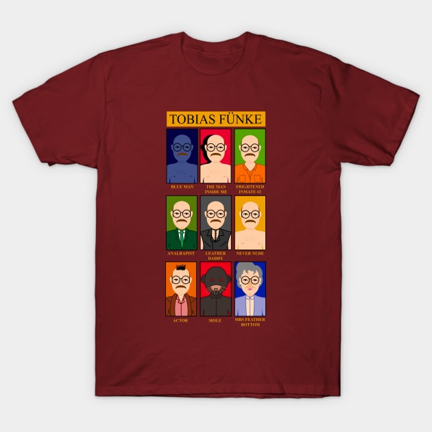 Who is Tobias Funke? T-Shirt by Meta Cortex